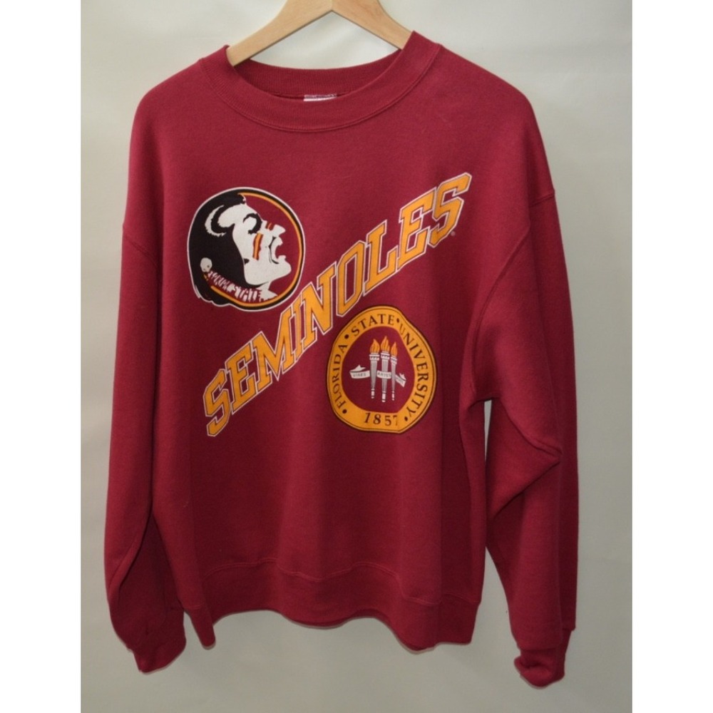 Vintage 90s Florida State Seminoles Sweatshirt – Men's XL – Football Crewneck